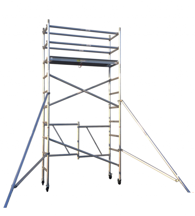 Scaffold Mobile Tower 3M Aluminium Foldable Single Width