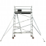 4M Aluminium Scaffold Mobile Tower - Double Width