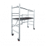 Foldable mobile scaffold 2m single width