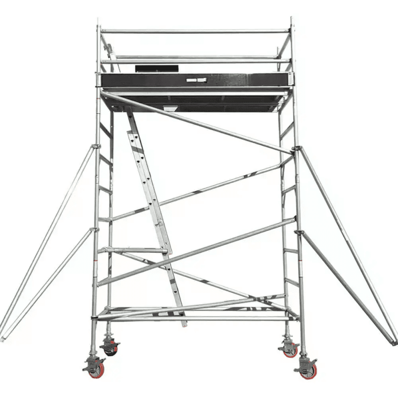 Mobile Scaffold Tower 4M Aluminium Double Width Full Set